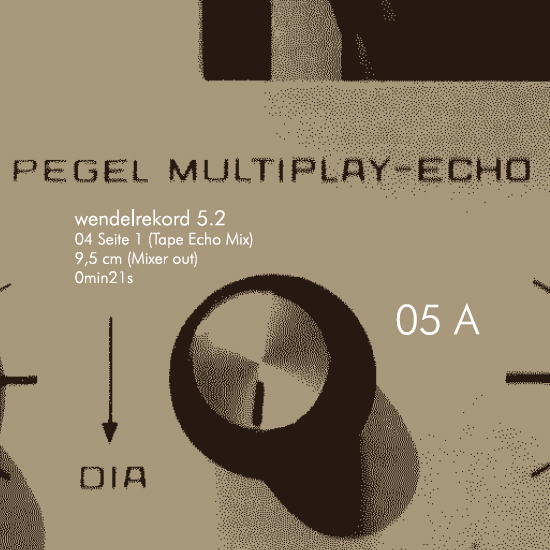 2024-03-12 wendelrekords V.II (unfinished sense of time Tape Mix und Tape Echo Mix) (10 Vinyl)